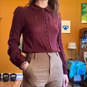 ModCloth Thoroughly Ladylike Button-Up